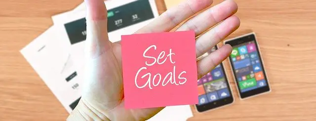 Set up mini milestones for larger goals