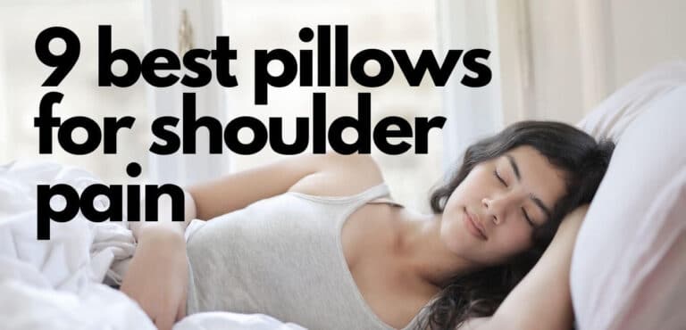 9 best pillows for side sleepers with shoulder pain