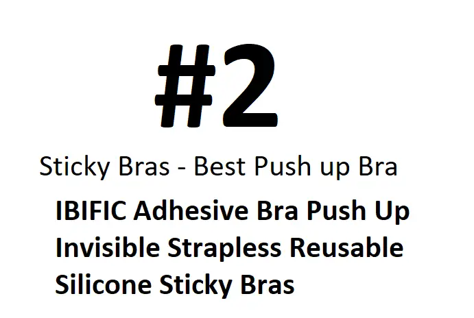 sticky push up bras