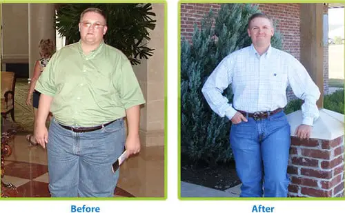 best slimming shirt for weight loss - before and after  by jackiebese is marked with CC BY-SA 2.0.