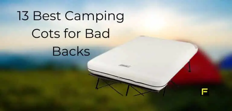 best camping cots for bad backs