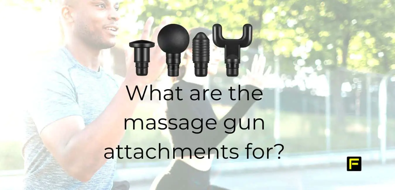 What are the massage gun attachments for