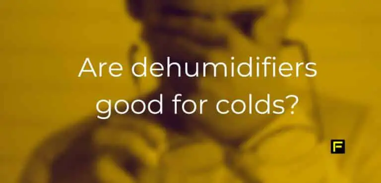 Are dehumidifiers good for colds