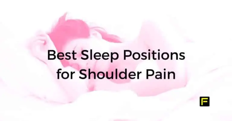 best sleep positions for shoulder pain