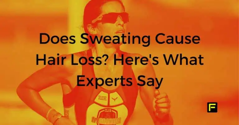 does sweating cause hair loss