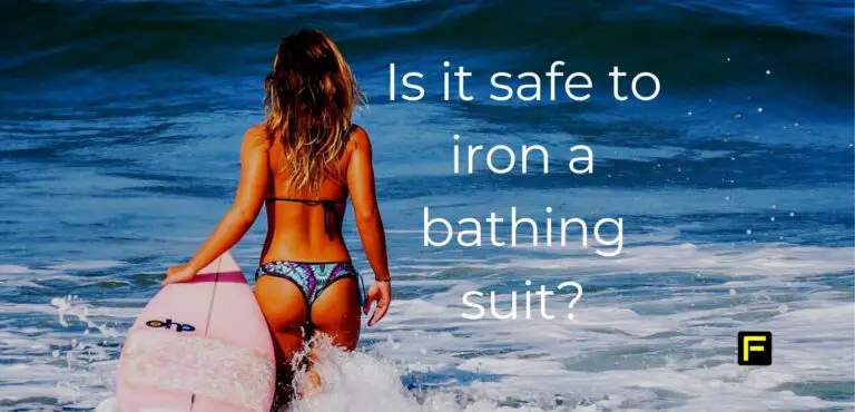 is it safe to iron a bathing suit
