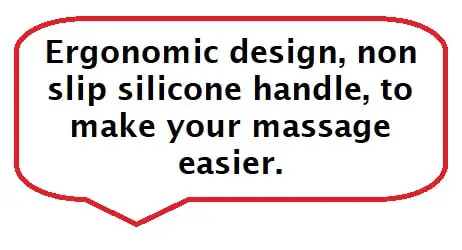 TOLOCO Massage Gun features non slip design for easier massages