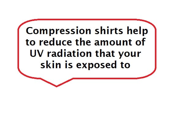 compression shirts protect skin from uva and uvb radiation