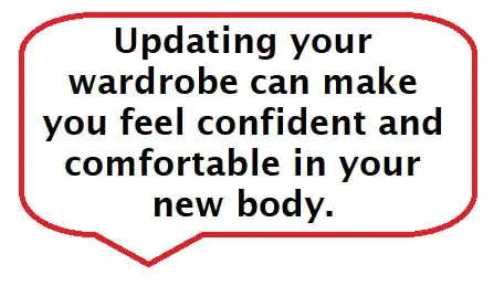 updating your wardrobe after major weight loss can make you feel confident and comfortable