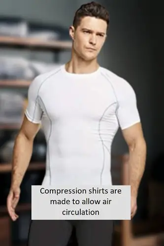 compression shirts allow air circulation