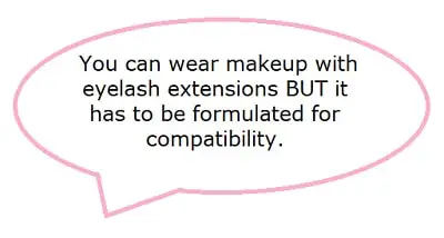 eyelash extensions mascara
