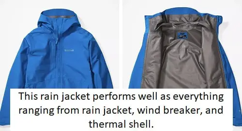 marlot goretex running jacket performs well in the cold and torrential rains