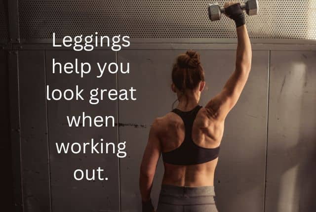 Anti-cellulite leggings help you look great when working out.