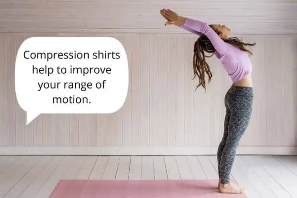compression tops improve your range of motion