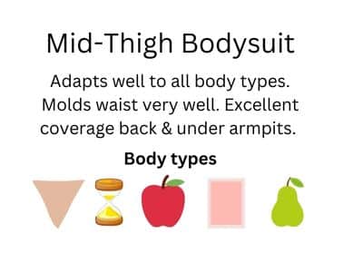 faja mid thigh bodysuit - FitFab50