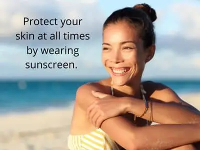 wear sunscreen at all times when outdoors - FitFab50