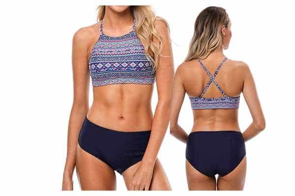 CharmLeaks High Neck Sport Bathing Suit