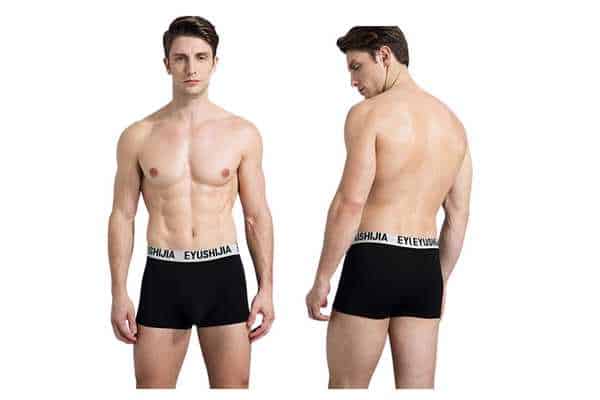 athlete wearing EYUSHIJIA Bamboo Fiber Modal Boxer Briefs