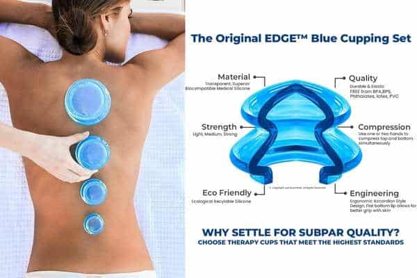 model using lure essentials edge cupping set 