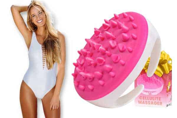 model using Scala Silicone Anti Cellulite Massager