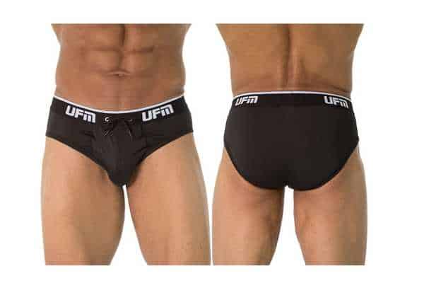 Athlete wearing UFM Polyester Support Briefs