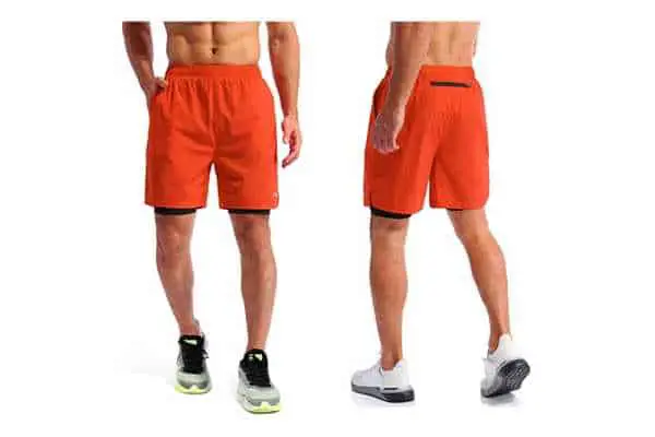athlete wearing Pudolla Athletic Workout Shorts