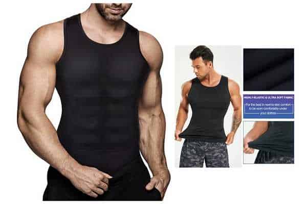 Athlete wearing ELEADY Slimming Body Shaper Vest Tank top