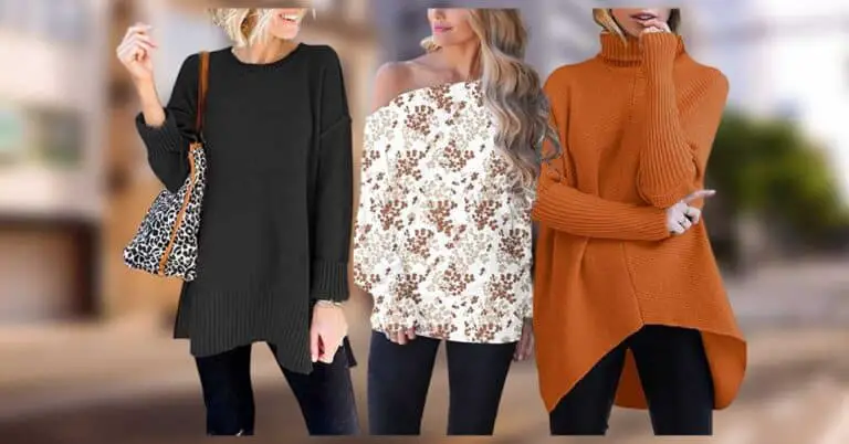 Models wearing tops with leggings. Tops to Wear With Leggings Over 50