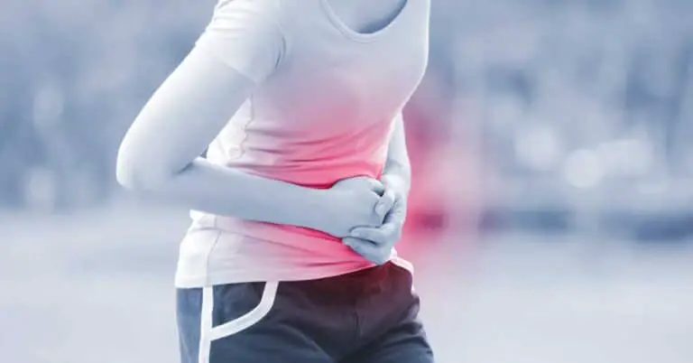 runner with stomach pain. bloating diet plan