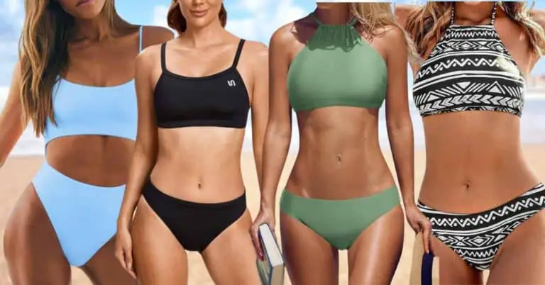 11 Best Swimsuits for Athletic Build. Featured image