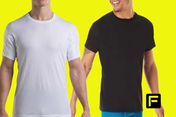 Men wearing sweatproof undershirts for comfort and dryness