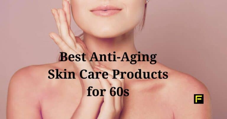 Skin care model. Best Anti-Aging Skin Care Products for 60s.