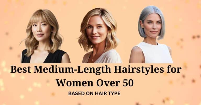 A group of women with different hair styles. Best Medium-Length Hairstyles for Women Over 50