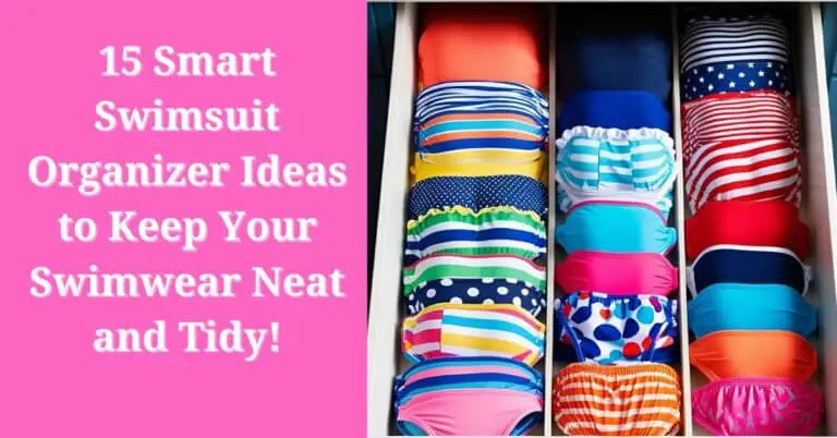 Drawer of bathing suits. 15 Smart Swimsuit Organizer Ideas to Keep Your Swimwear Neat and Tidy