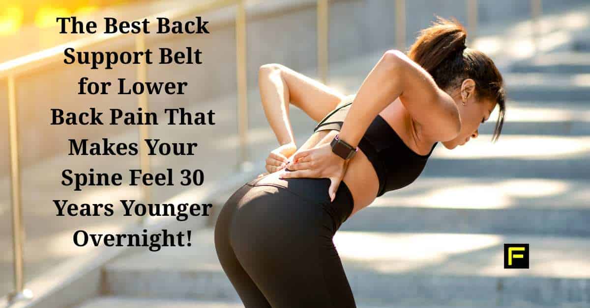 Best Back Support Belt for Lower Back Pain. Featured image.