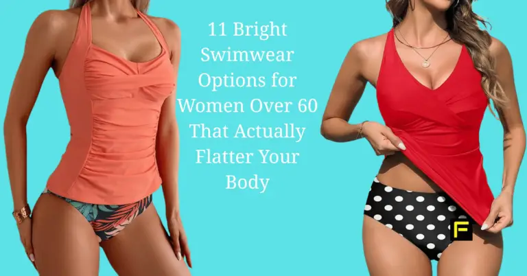 Bright Swimwear Options for Women Over 60. Featured image