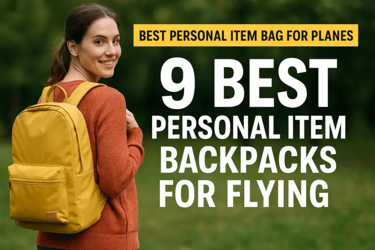 best personal item backpack for flying
