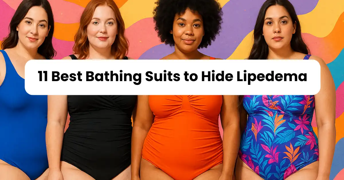 11 Best Bathing Suits to Hide Lipedema. Featured image