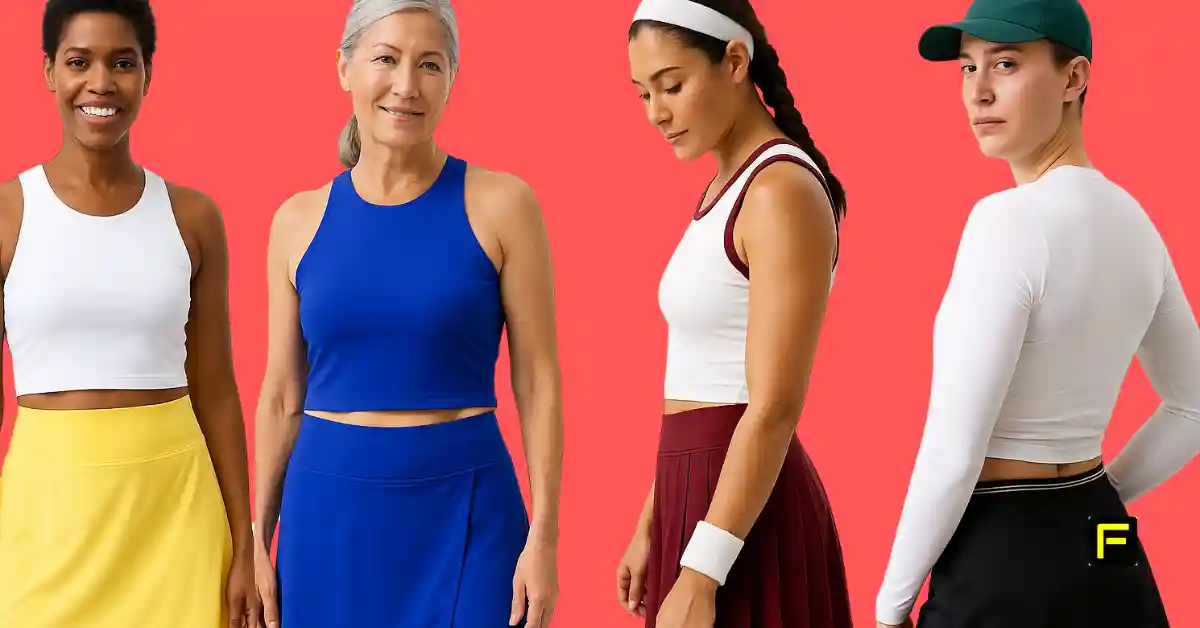 Athleta Pickleball Skorts for Women Over 50. Featured image