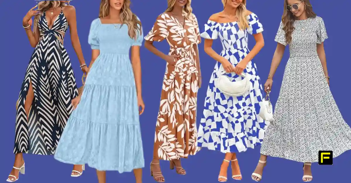 Best Bohemian Dresses for Women Over 50. Feature image