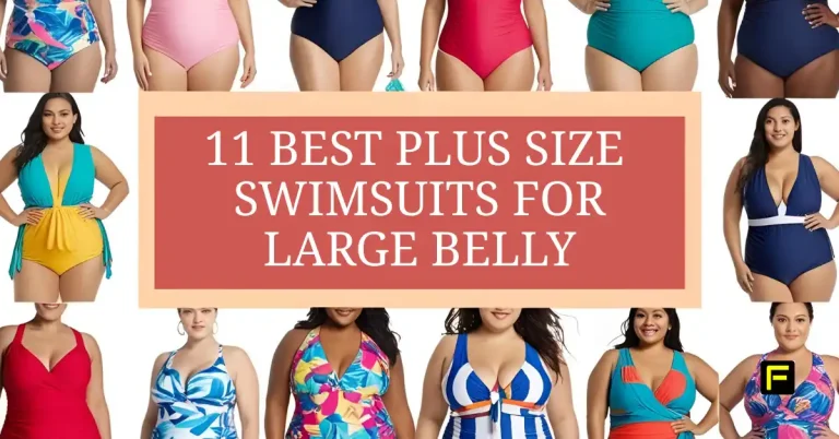 Best Plus Size Swimsuits for Large Belly. Featured image banner