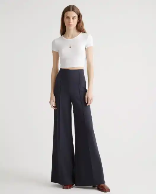 Best Wide Leg Pants for Women Over 50: Stylish, Comfortable, Flattering Options for 2025 18 Quince Ultra Stretch Wide Leg Pants