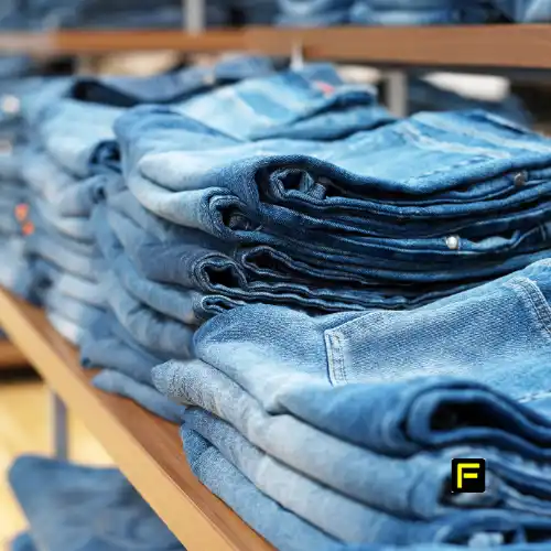 11 Best Jeans for Men with Big Butts: Finding Your Perfect Fit 2 Stack of the best cut jeans for thick-legged men. Best Jeans for Men with Big Butts and Thick Thighs.
