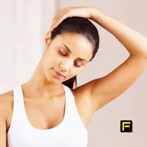 5 Best Low Impact Exercises for Seniors to Stay Active and Strong 6 Woman performing neck stretches. These exercises are excellent for relieving upper body tension and improving flexibility