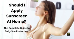 Should I Apply Sunscreen At Home? The Complete Guide to Daily Sun Protection for People Over 50. Featured image.