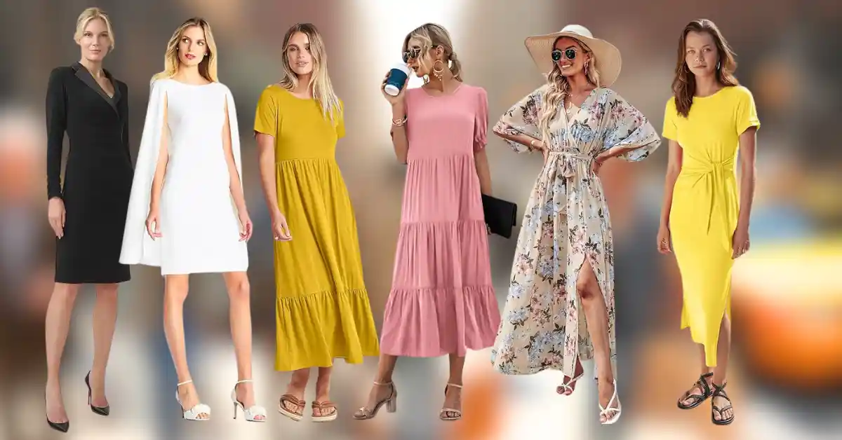 Best Urban Chic Dresses for Women Over 50. Featured image
