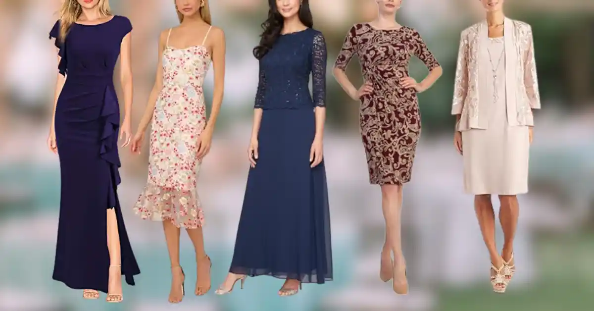 Affordable Rehearsal Dinner Dresses for Mother of the Bride. Featured image