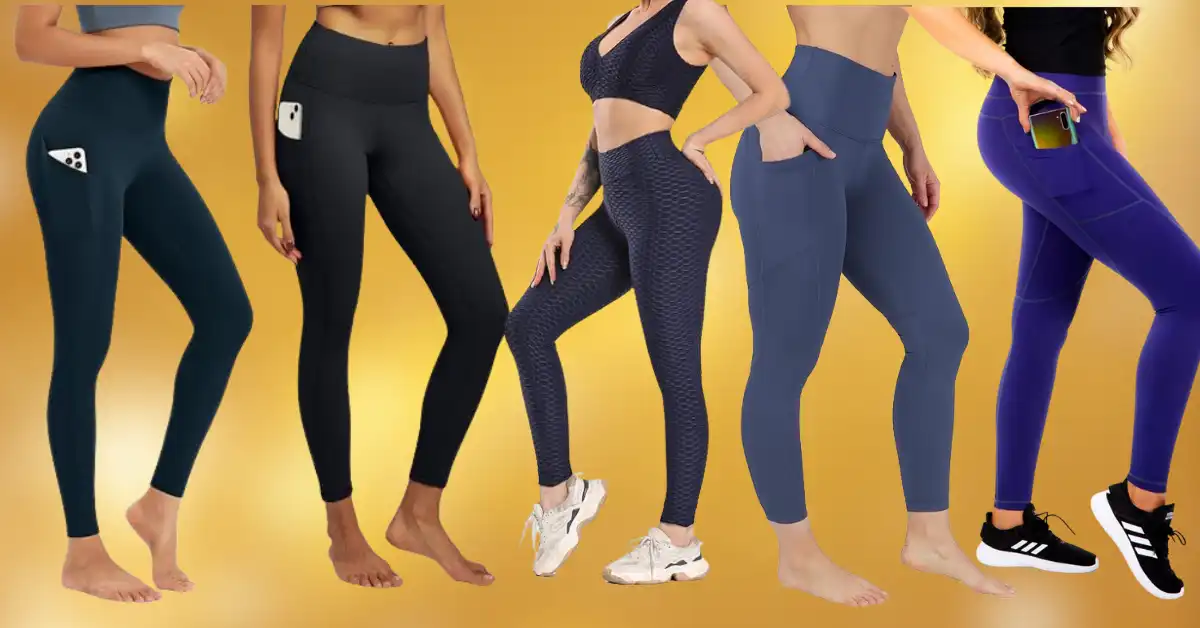 Yoga Pants That Hide Cellulite For Women Over 50. Featured image.