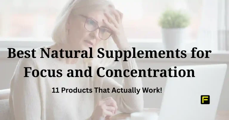 Best Natural Supplements for Focus and Concentration. Featured image.