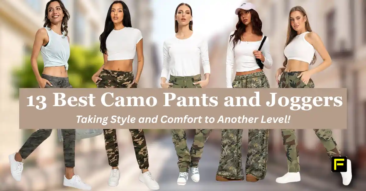 Best Camo Pants and Joggers for Women Over 50. Featured image.